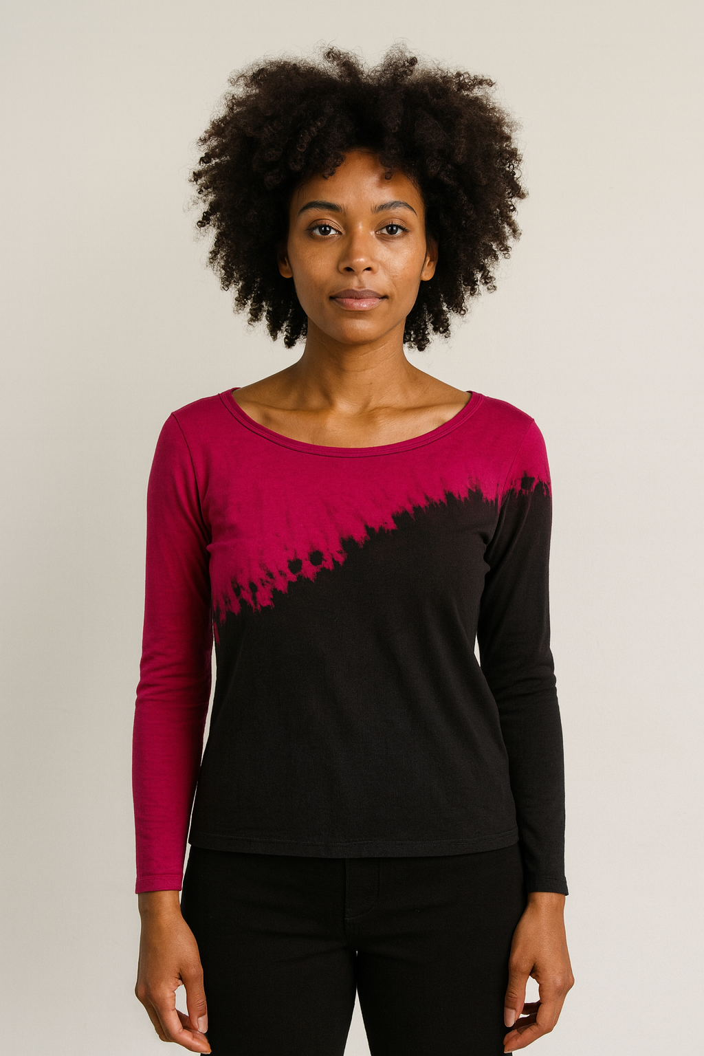 Jessie Top in Fuchsia Drift