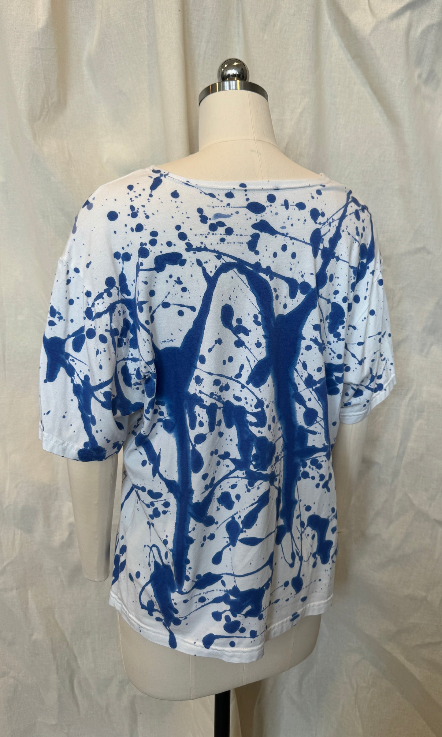 Ida Top in Blue Splatter