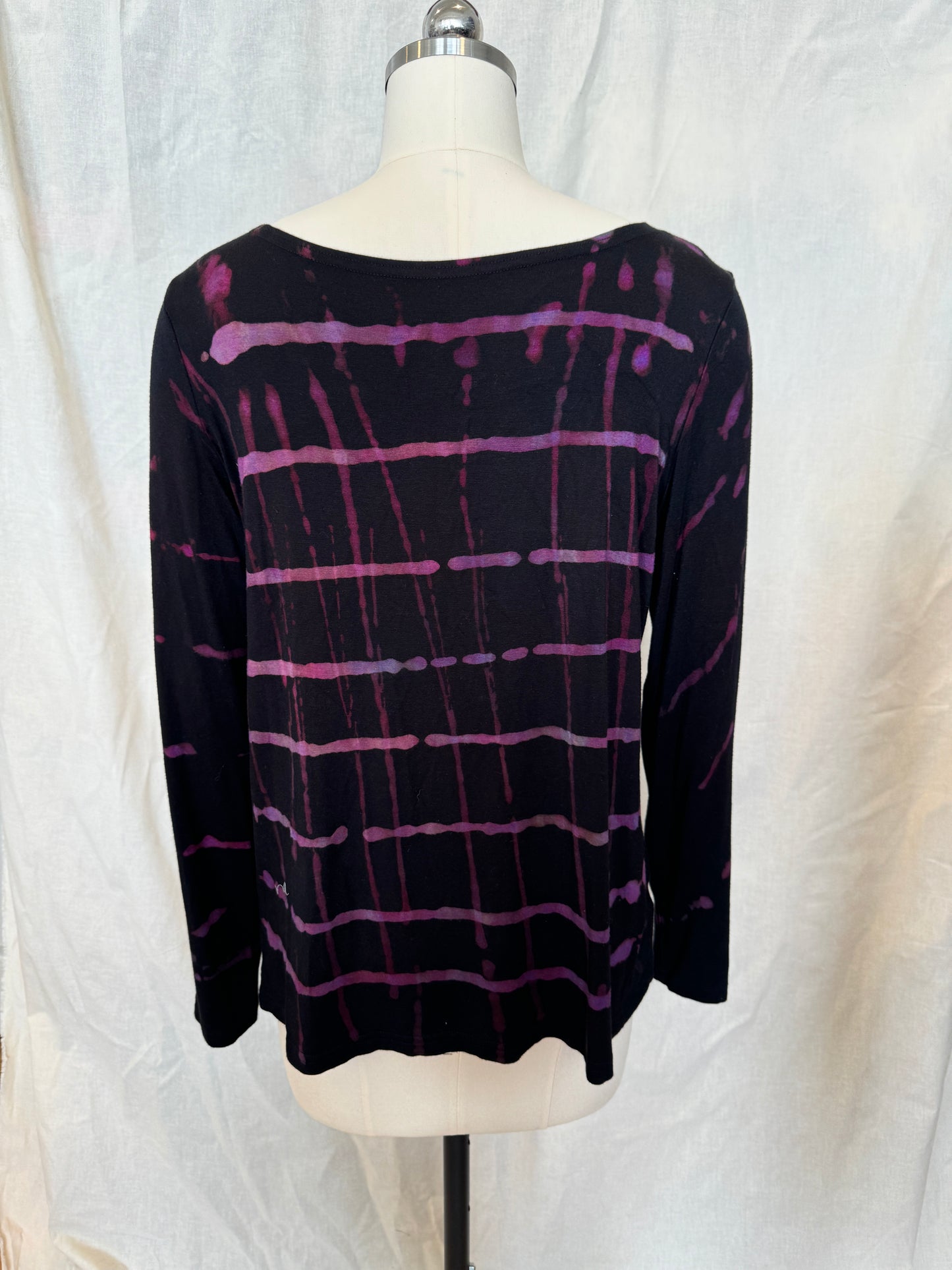 JESSIE LONG SLEEVE TOP in Pink Plaid