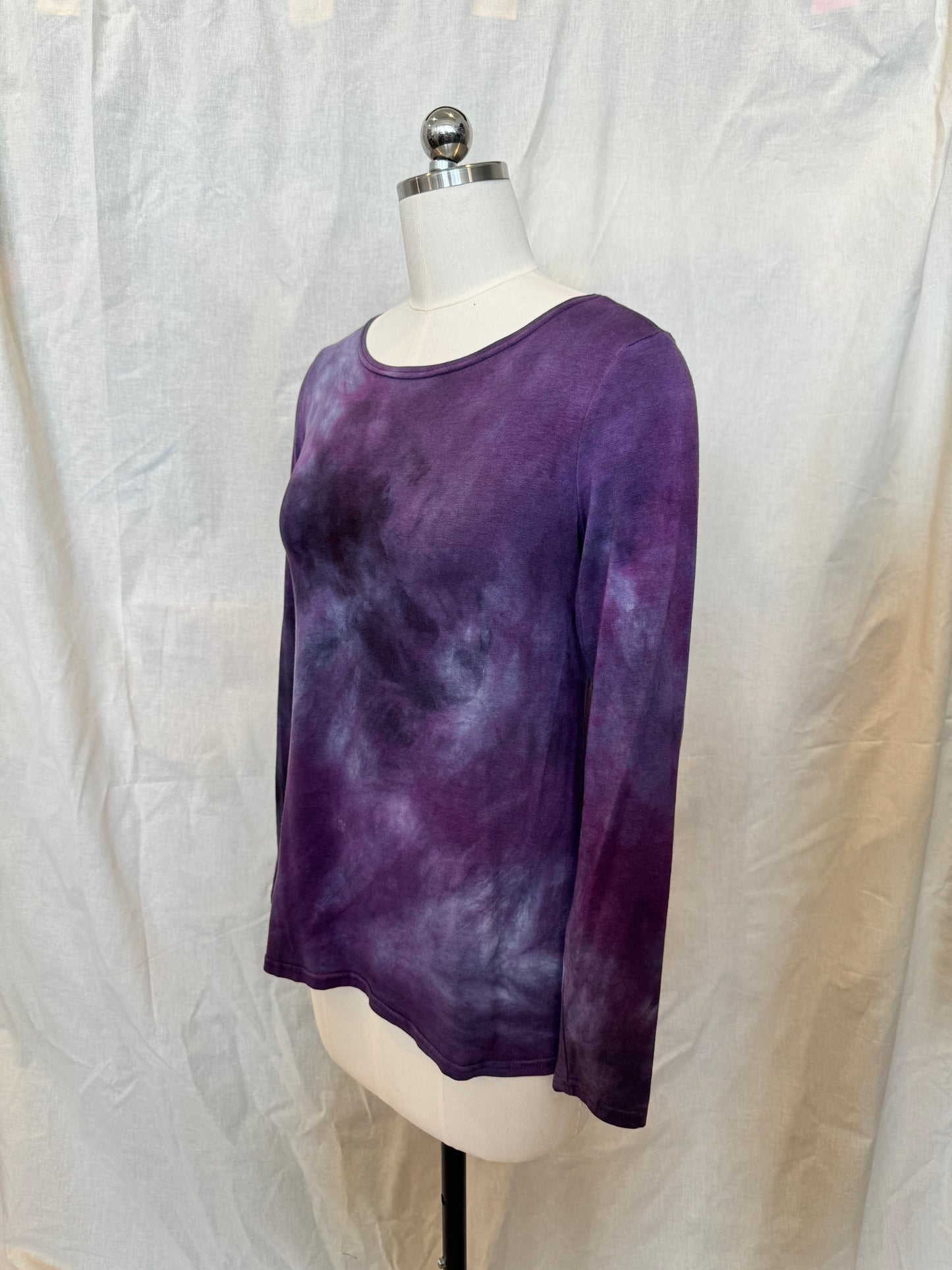 JESSIE LONG SLEEVE TOP Misty Purple Variegated