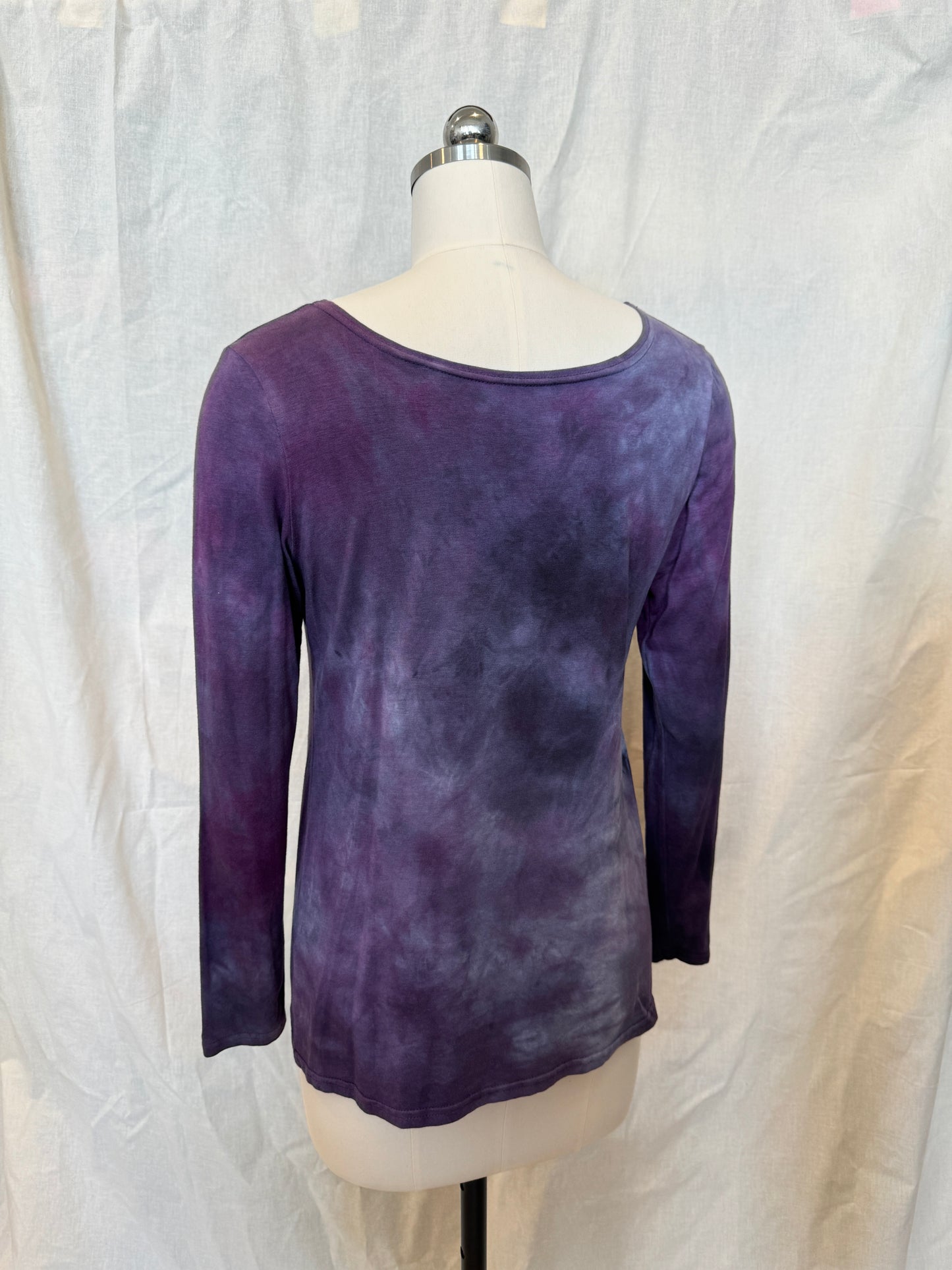 JESSIE LONG SLEEVE TOP Misty Purple Variegated