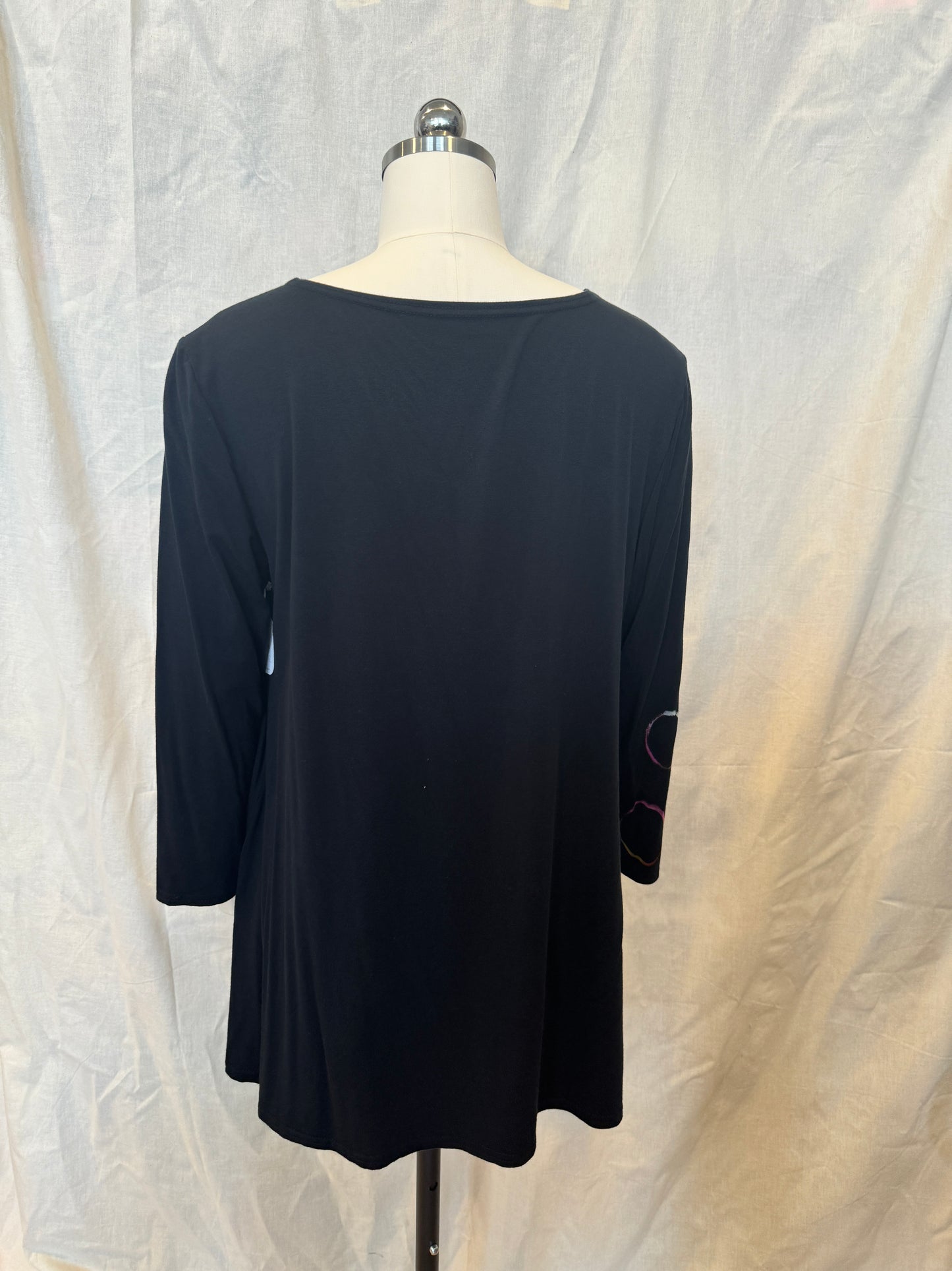 AUDREY 3/4 SLEEVE TUNIC in Bubbles